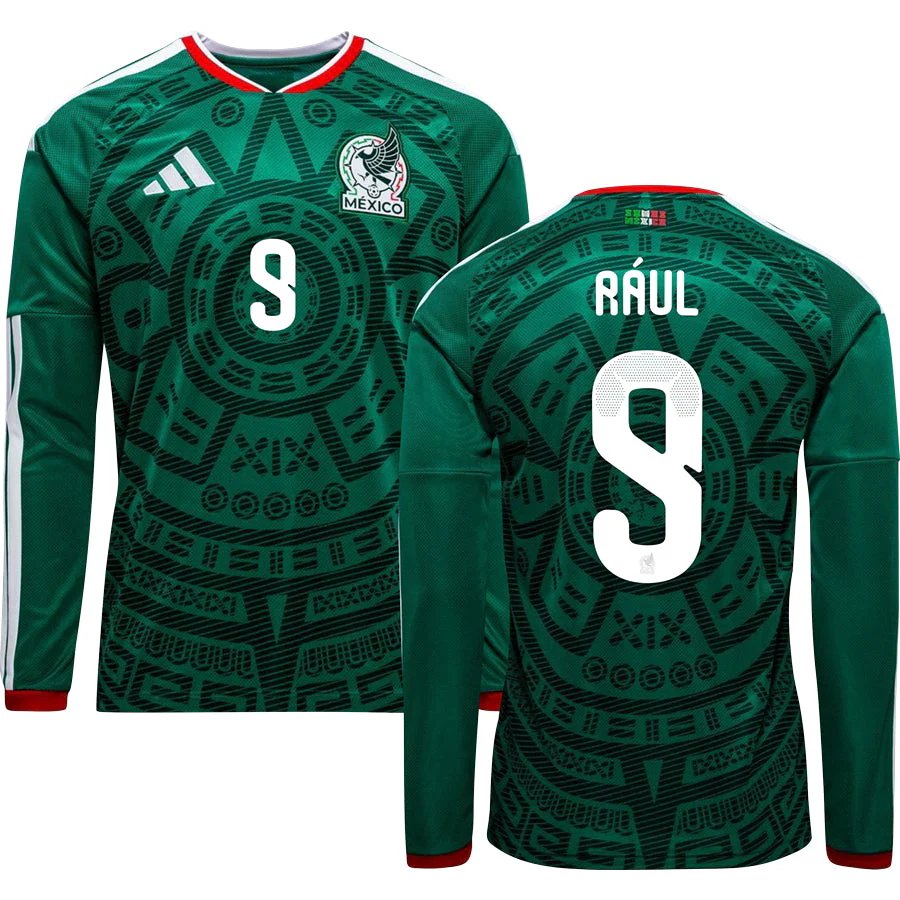 9_14056f79-072f-4598-b86f-b8eed0a8ff60 Mexico World Cup 2026 Home Long Sleeve Replica Jersey Adults – 2026 World Cup