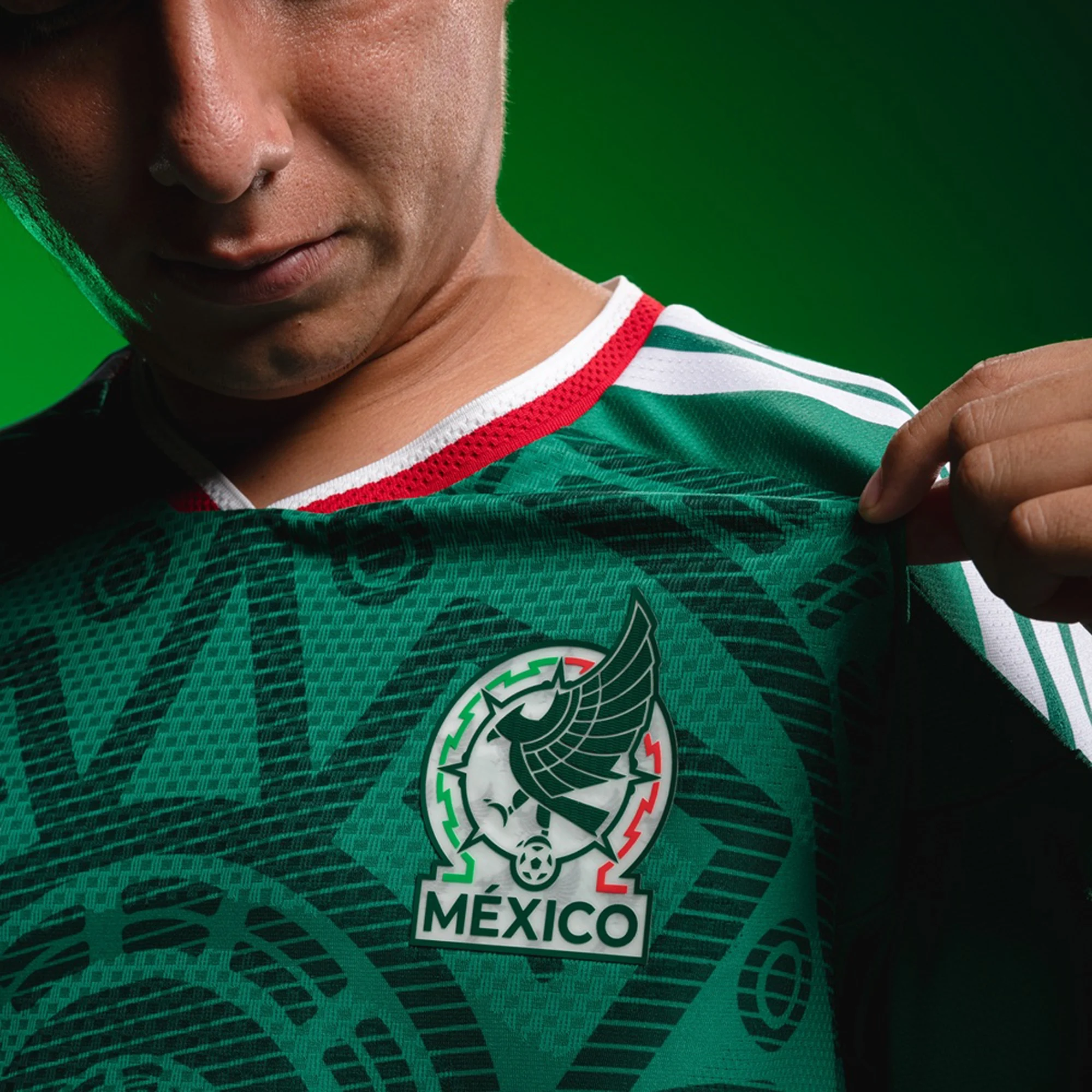 墨西哥07 Men's Authentic Mexico Home Jersey 2026