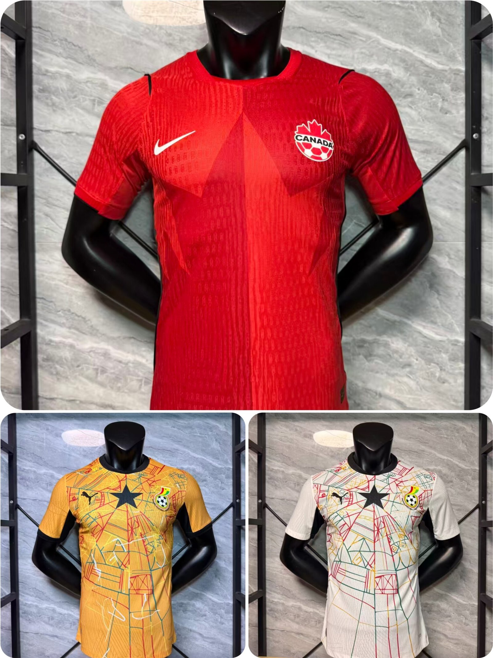 Custom Sample Order – 9 Pcs Player Version (All-In to Canada) – Player Version (Authentic) – 2026 World Cup Soccer Jersey - 2026 World Cup Premium Jersey - Worldwide Shipping