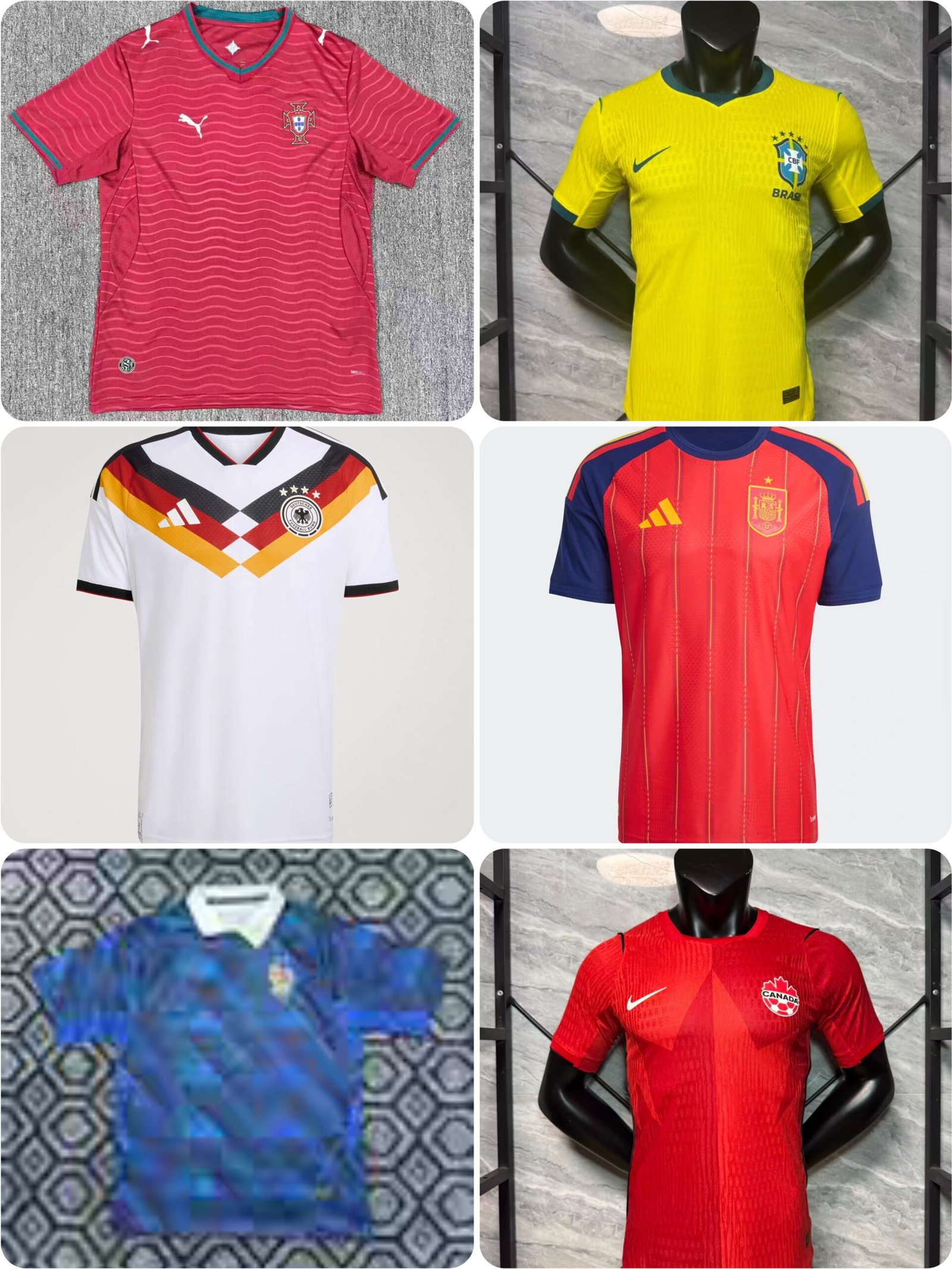 50% Deposit – Mani’s Custom Wholesale Order (50 PCS) – 2026 World Cup Kits *Total Quantity: 50 PCS  *Breakdown: 26x Player Version, 24x Fan Version – Player Version (Authentic) – 2026 World Cup Soccer Jersey - 2026 World Cup Premium Jersey - Worldwide Shipping