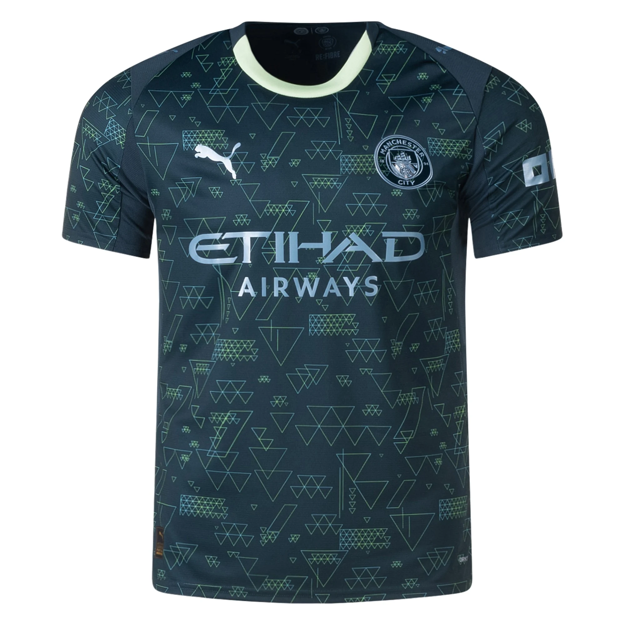 曼城0001 Men's Replica Manchester City Fourth Jersey 25/26