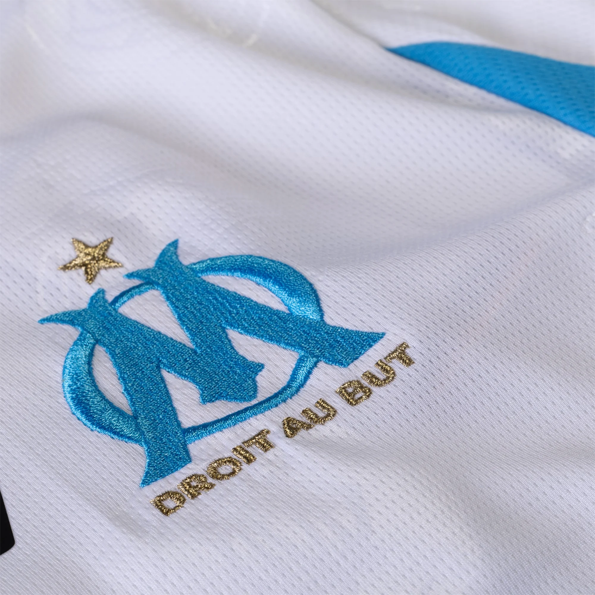 马赛3 Men's Replica Marseille Home Jersey 25/26
