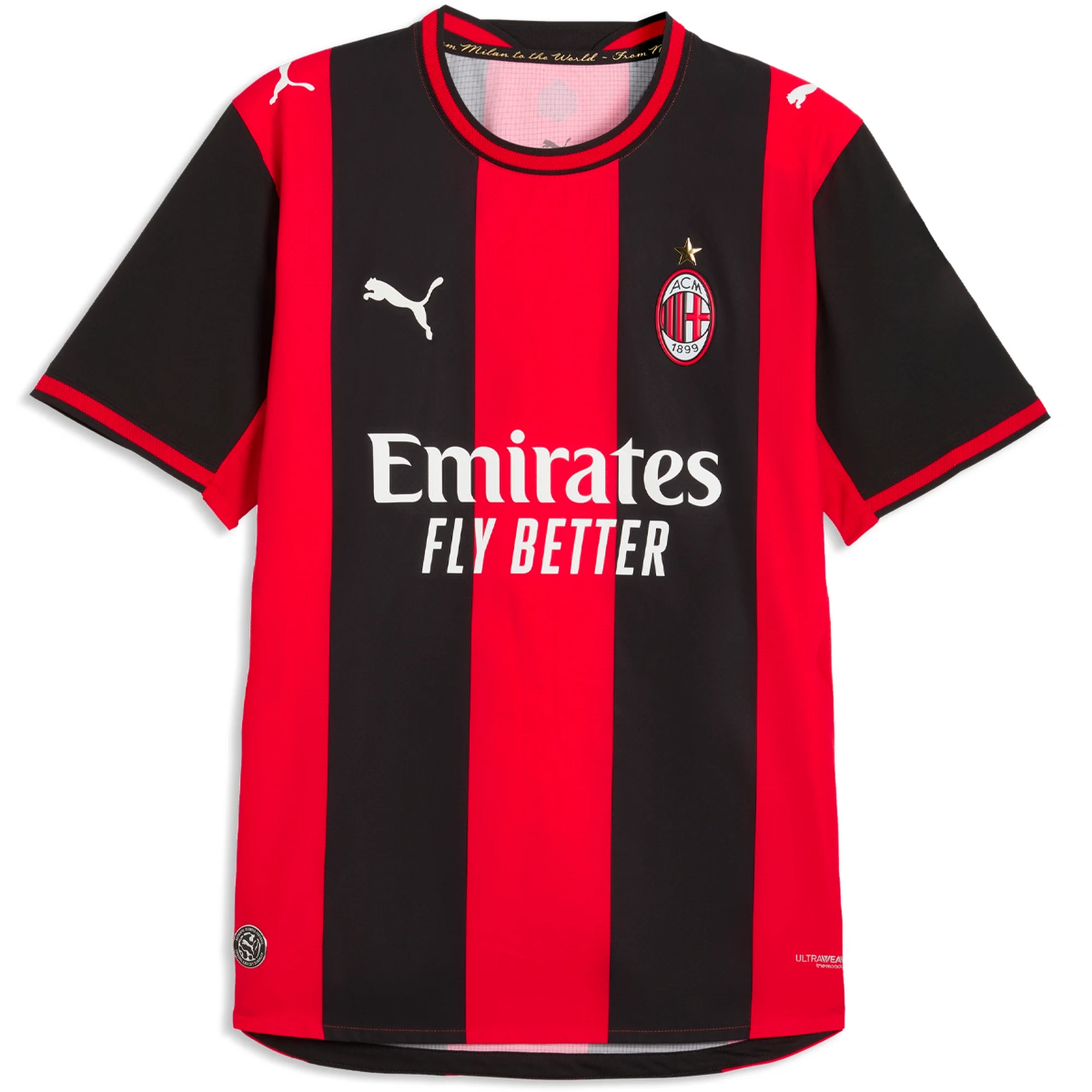 Men’s Authentic Puma AC Milan Home Jersey 26/27 - 2026 World Cup Premium Jersey - Worldwide Shipping